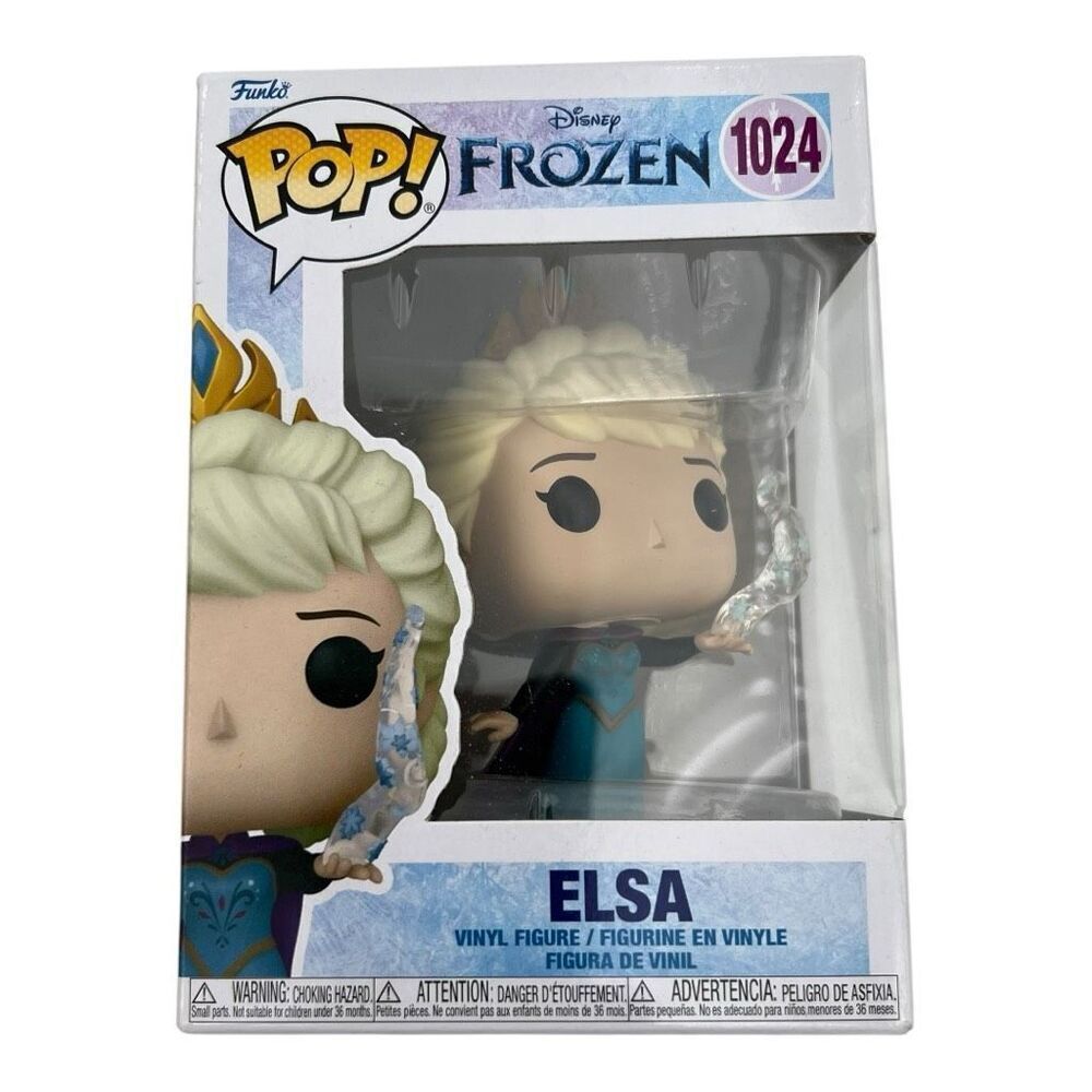 NWT Funko Pop! Disney Frozen Elsa 1024 Vinyl Figure Ice Power Pose Collectible